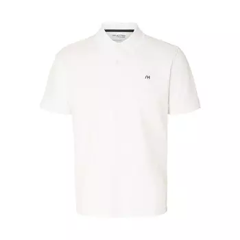 Поло Selected Reg-Dan, белый