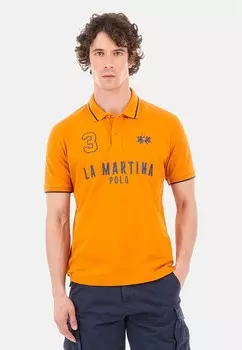 Поло SHORT SLEEVE La Martina, оранжевый