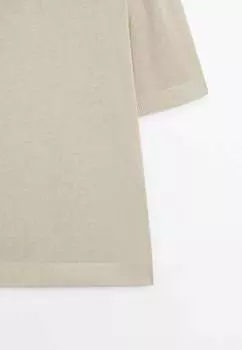 Поло Short Sleeve Massimo Dutti, бежевый
