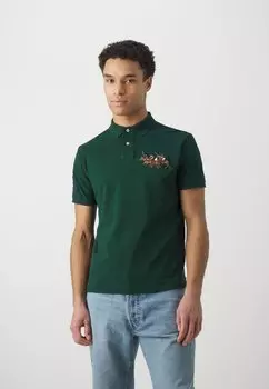 Поло Short Sleeve Polo Ralph Lauren, цвет college green