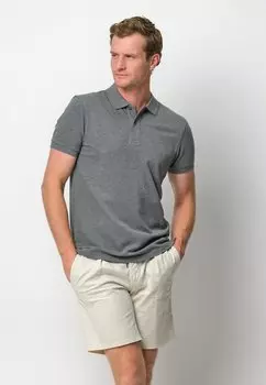 Поло SHORT SLEEVE PROFUOMO, металлик серый