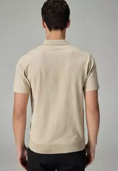 Поло SHORT SLEEVE, REGULAR FIT Next, бежевый