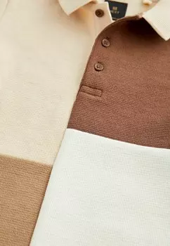 Поло SHORT SLEEVE REGULAR FIT Next, коричневый
