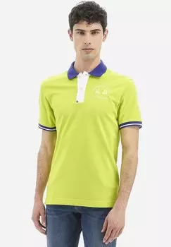 Поло SHORT-SLEEVED POLO SHIRT La Martina, светло-желтого