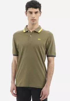 Поло SHORT-SLEEVED POLO SHIRT La Martina, зеленый