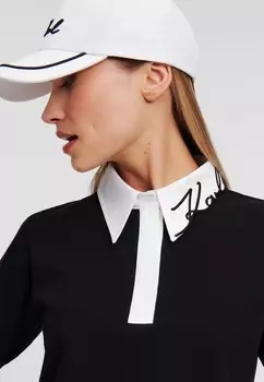 Поло SIGNATURE KARL LAGERFELD, черный
