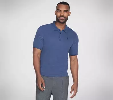 Поло Skechers SKECHERS OFF DUTY POLO, темно-синий