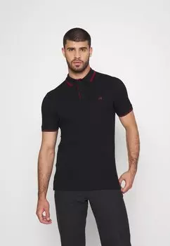 Поло SLHAZE SPORT SS Selected Homme, черный