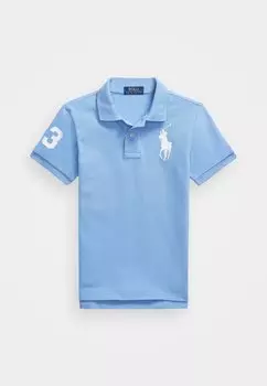 Поло SLIM FIT COTTON MESH POLO Polo Ralph Lauren, темно-синий
