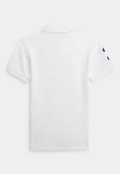 Поло SLIM FIT COTTON MESH POLO Ralph Lauren, белый