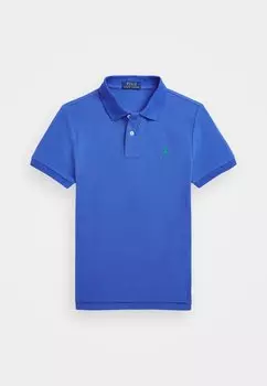 Поло SLIM FIT COTTON MESH POLO SHIRT Polo Ralph Lauren, синий