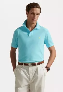 Поло SLIM FIT MESH POLO SHIRT Polo Ralph Lauren, светло-голубой