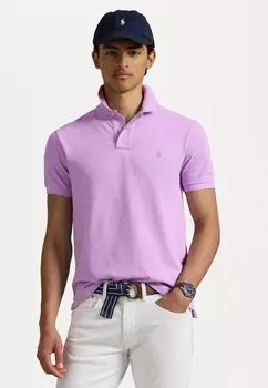 Поло SLIM FIT MESH POLO SHIRT Polo Ralph Lauren, сиреневый