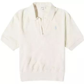 Поло Sporty & Rich SCR Terry, молочный