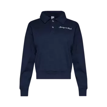 Поло Sporty & Rich Syracuse Embroidered 'Navy', синий