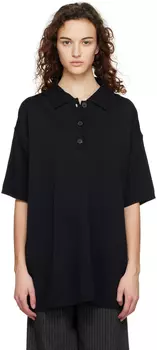 Поло SSENSE Exclusive Black Jane Teurn Studios