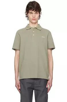 Поло стандартного цвета Taupe A.P.C.