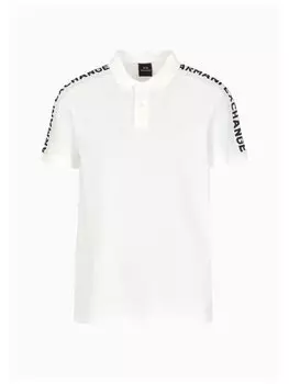 Поло стандартного кроя Armani Exchange, белый