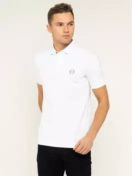 Поло стандартного кроя Armani Exchange, белый