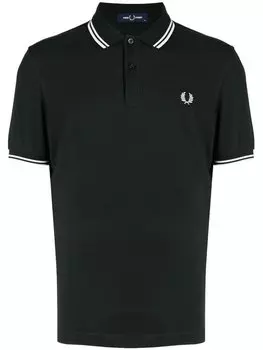 Поло стандартного кроя Fred Perry, зеленый
