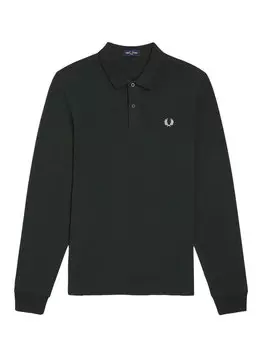 Поло стандартного кроя Fred Perry, зеленый