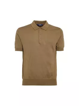 Поло стандартного кроя K-Way, коричневый