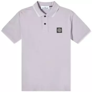 Поло Stone Island с нашивкой