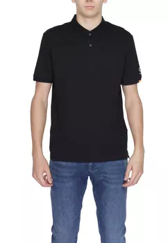 Поло Suns на пуговицах, черный