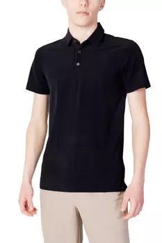 Поло Suns однотонное, черный