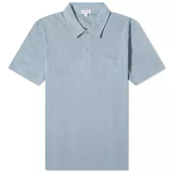 Поло Sunspel Riviera, цвет Sky Blue