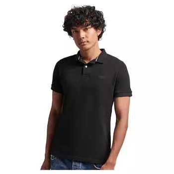 Поло Superdry Classic Pique, черный