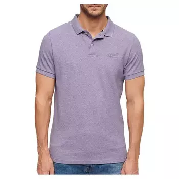 Поло Superdry Classic Pique, фиолетовый