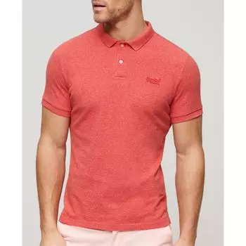 Поло Superdry Classic Pique, оранжевый