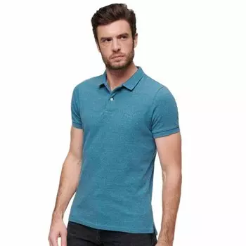 Поло Superdry Classic Pique, синий