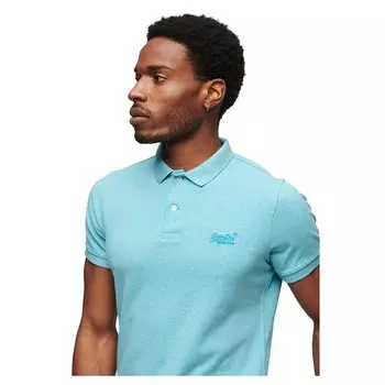 Поло Superdry Classic Pique, синий