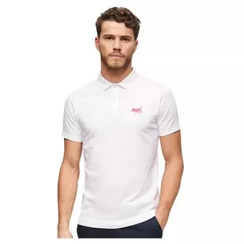 Поло Superdry Essential Logo Neon, оранжевый