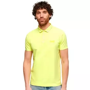 Поло Superdry Essential Logo Neon, синий