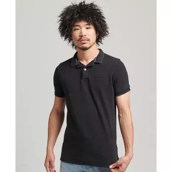 Поло Superdry Vint Destroy, черный