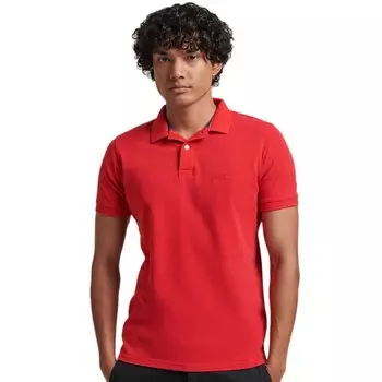 Поло Superdry Vint Destroy, красный