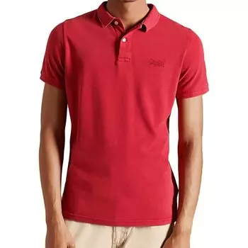 Поло Superdry Vint Destroy, красный