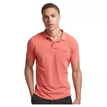 Поло Superdry Vint Destroy, оранжевый