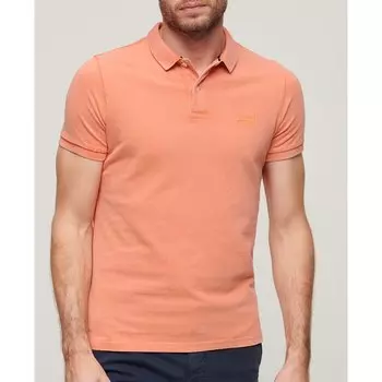 Поло Superdry Vint Destroy, оранжевый
