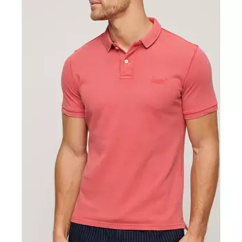 Поло Superdry Vint Destroy, розовый