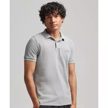 Поло Superdry Vint Destroy, серый