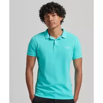 Поло Superdry Vint Destroy, зеленый