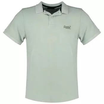 Поло Superdry Vint Destroy, зеленый