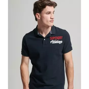 Поло Superdry Vintage Superstate, черный