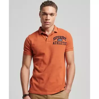 Поло Superdry Vintage Superstate, оранжевый