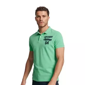 Поло Superdry Vintage Superstate, зеленый