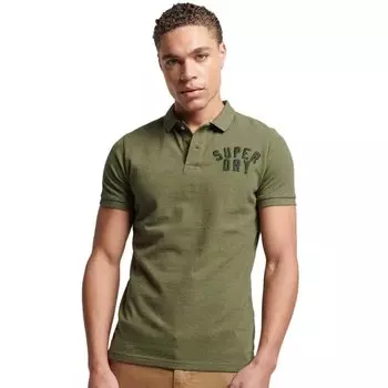Поло Superdry Vintage Superstate, зеленый